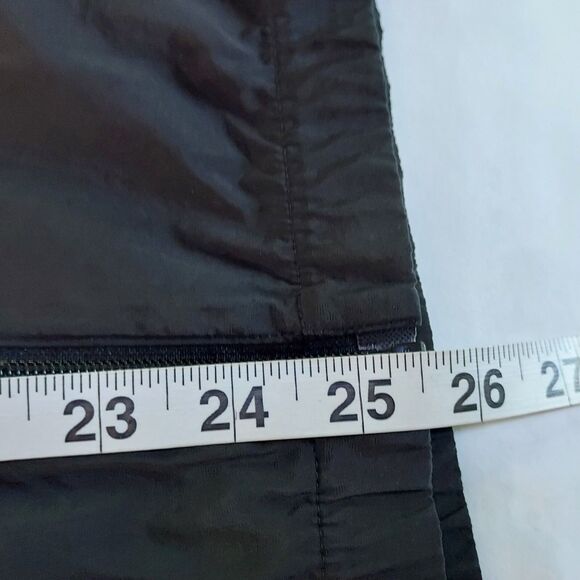 Victorias Secret PINK Windbreaker Jacket Womens Size L Black Logo Packable Hood - Picture 14 of 15